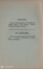 Collectif. Canadian Antiquarian And Numismatic Journal (The) - Third Series Volume 6 No 4 Livre
