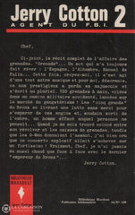 Collectif. Jerry Cotton (Une Enquête Du F.b.i.) - Tome 02:  Concerto De Grenades Livre