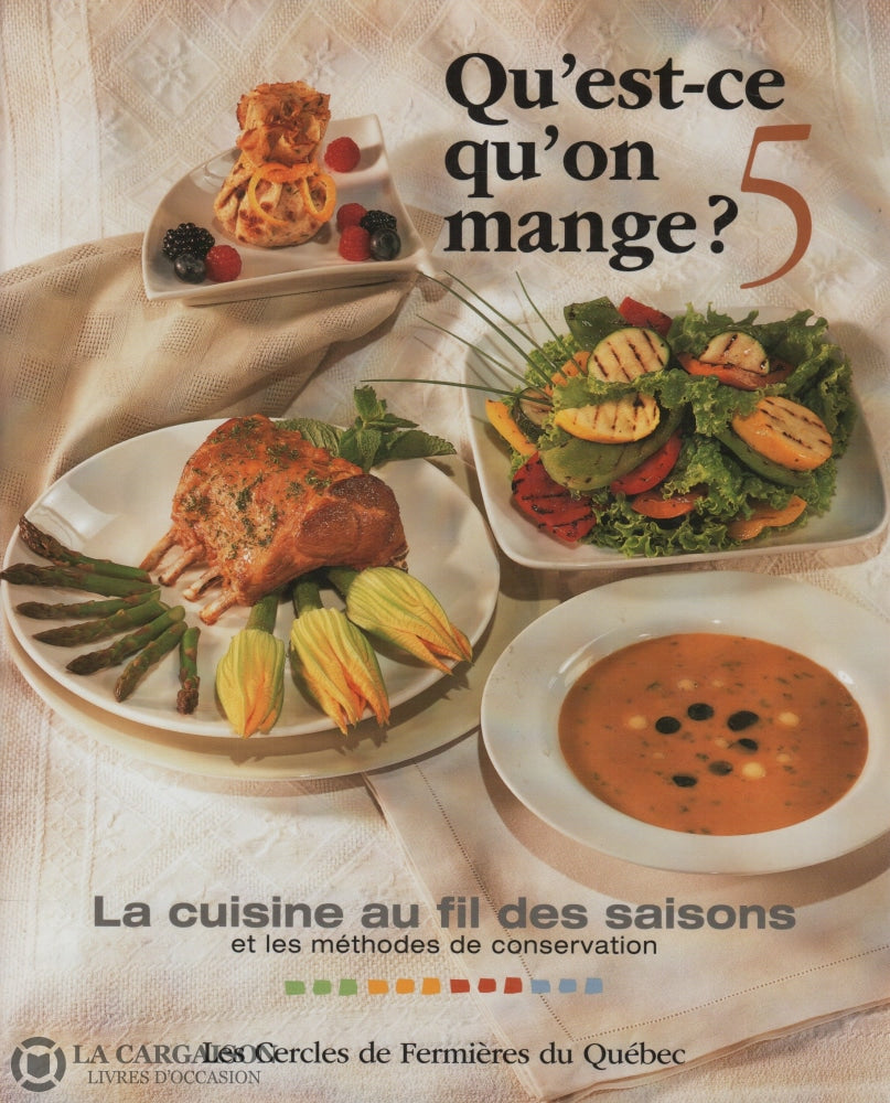 Collectif. Quest-Ce Quon Mange - Volume 05:  La Cuisine Au Fil Des Saisons Et Les Méthodes De