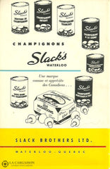 Collectif. Slacks Waterloo. Recettes Aux Champignons... La Touche Du Gourmet. Livre