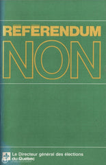 Cote Pierre F. Référendum:  Oui / Non Livre