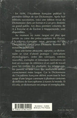 COLLECTIF. Dictionnaire de l'Académie française. Tome 1. A - Enz.