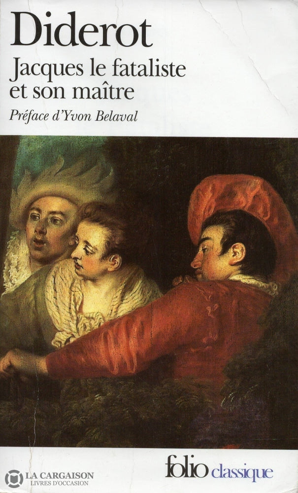 Diderot Denis. Jacques Le Fataliste Et Son Maître Doccasion - Acceptable Livre