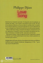Djian Philippe. Love Song Livre