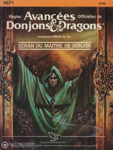 Donjons & Dragons (Règles Avancées Officielles De Donjons Dragons) Écran Du Maître Donjon -