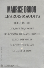 Druon Maurice. Rois Maudits (Les) - Tome 04:  La Loi Des Mâles Livre