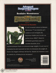 Dungeons & Dragons (Advanced Dungeons Dragons). Bestiaire Monstrueux:  Forgotten Realms - Appendice