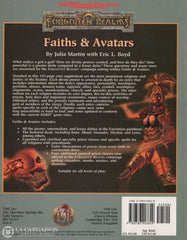 Dungeons & Dragons (Advanced Dungeons Dragons). Forgotten Realms - Faiths Avatars Livre
