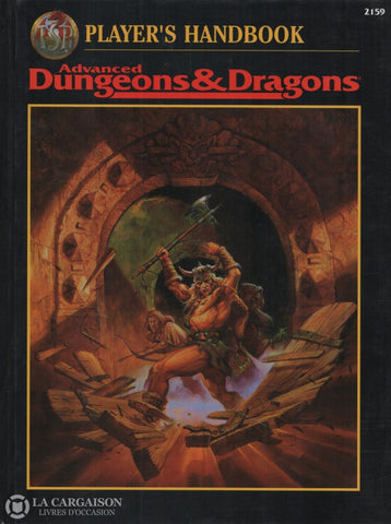 Dungeons & Dragons (Advanced Dungeons Dragons). Players Handbook Livre