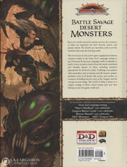 Dungeons & Dragons (Roleplaying Game Supplement). Dark Sun Creature Catalog Livre