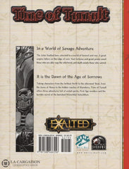Exalted (An Adventure Sourcebook For Exalted). Time Of Tumult Livre