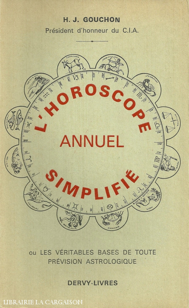 Gouchon H. J. Horoscope Annuel Simplifié (L) Doccasion - Acceptable Livre