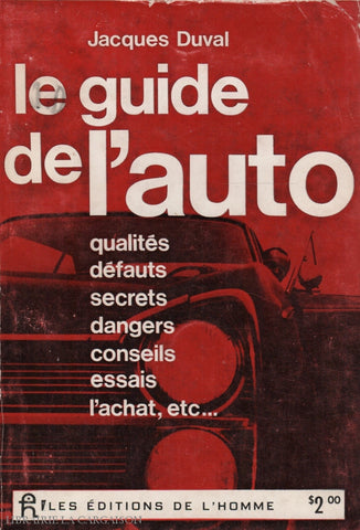 Guide De Lauto (Le). Le Guide De Lauto 1967 Doccasion - Acceptable Livre