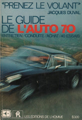 Guide De Lauto (Le). Le Guide De Lauto 1970 Doccasion - Acceptable Livre