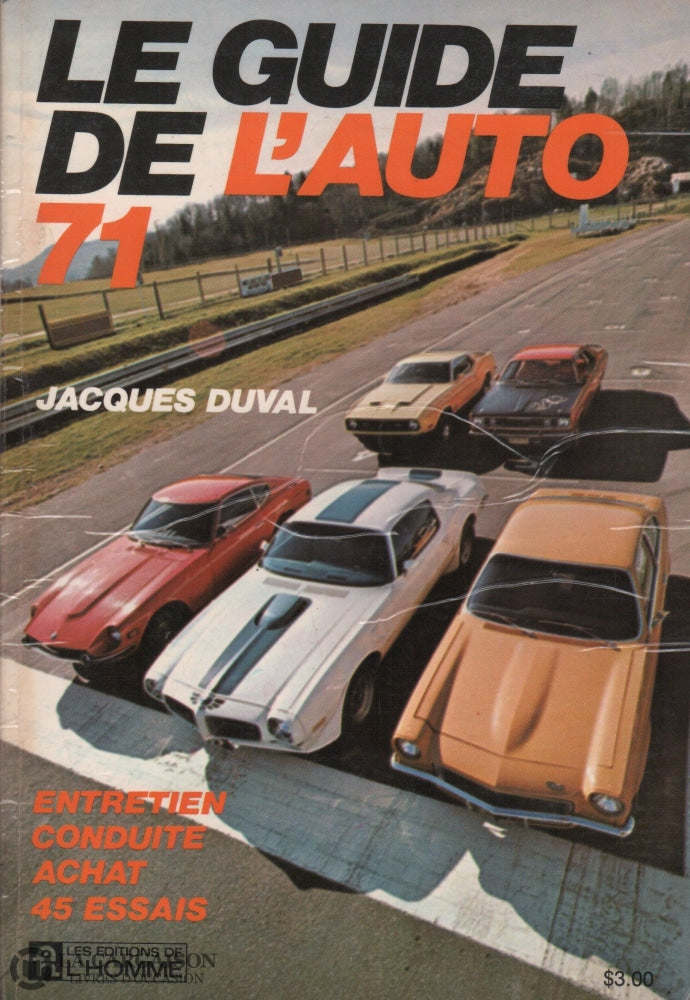 Guide De Lauto (Le). Le Guide De Lauto 1971 Doccasion - Acceptable Livre