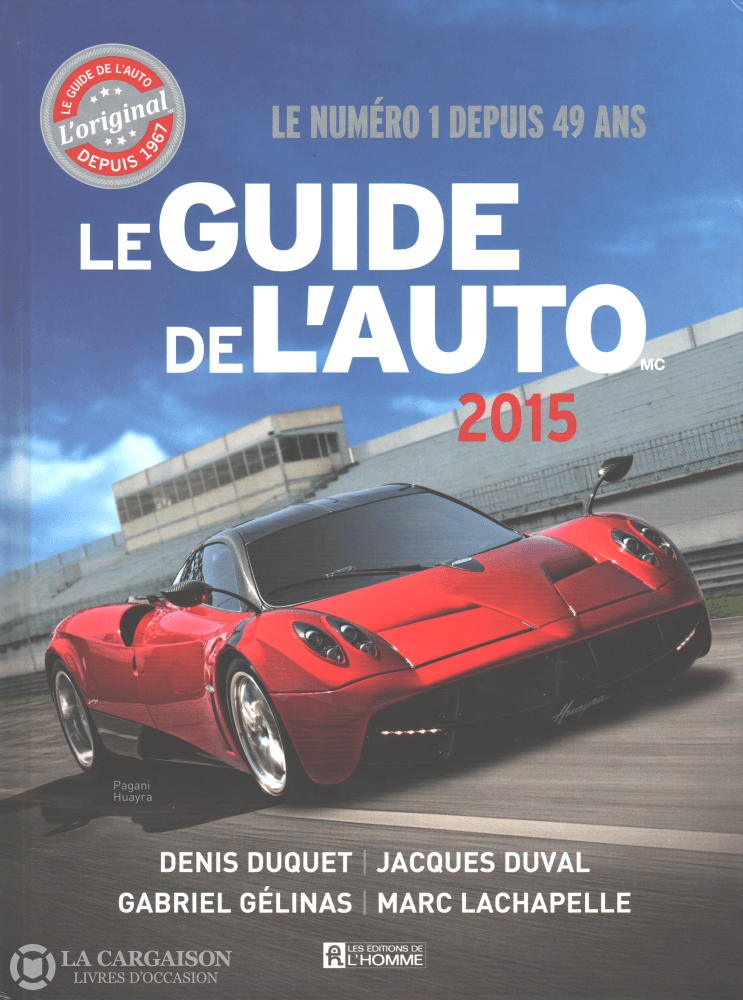 Guide De Lauto (Le). Le Guide De Lauto 2015 Livre