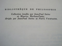 SARTRE, JEAN-PAUL. L'Idiot de la famille. Tome 1. Gustave Flaubert de 1821 à 1857.