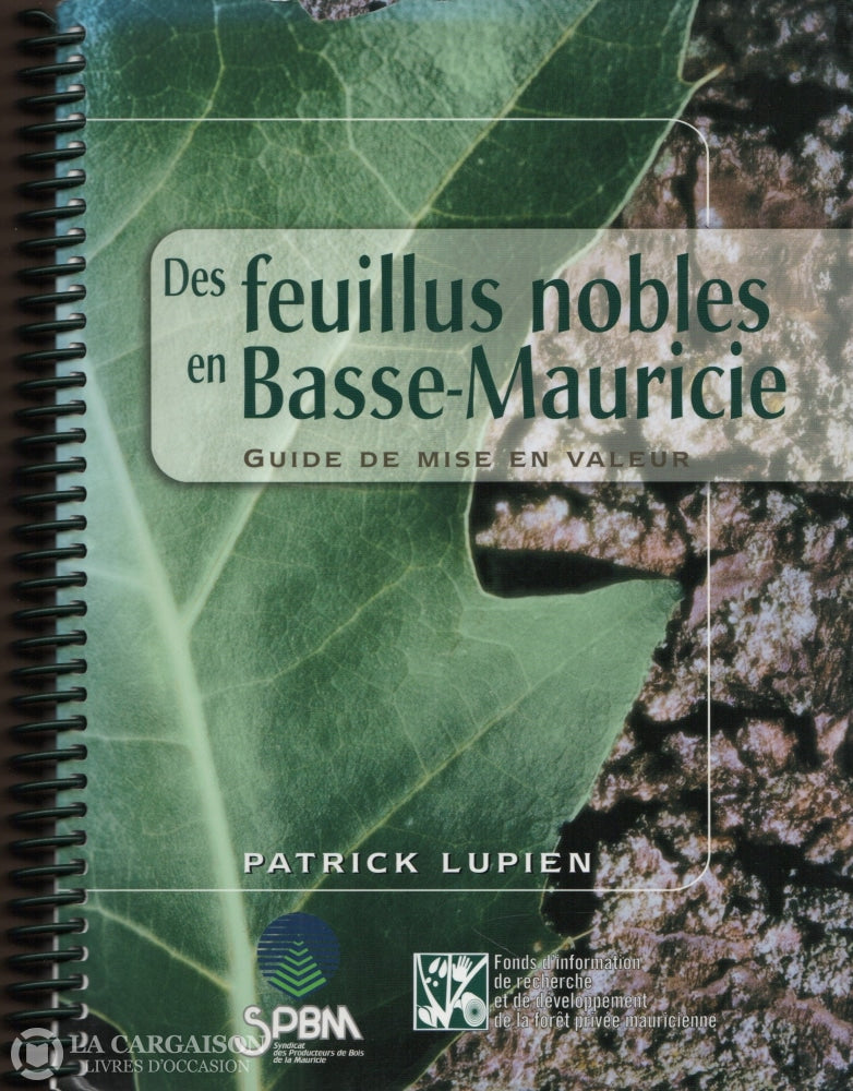 Lupien Patrick. Des Feuillus Nobles En Basse-Mauricie:  Guide De Mise Valeur Livre