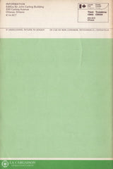 Oliver R.w. Arbres Dornement - Publication 995 Livre