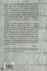 Pivot Bernard. Bibliothèque Idéale (La):  Le Livre Des Meilleurs Livres Du Monde Sélectionnés