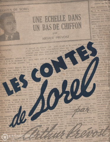 Prevost Arthur. Contes De Sorel (Les) (Dédicacé) Livre