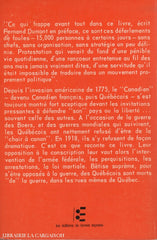 Provencher Jean. Québec Sous La Loi Des Mesures De Guerre:  1918 Livre
