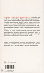 Rolland Jacques. Miroir Et Linitiation Maçonnique (Le):  Ou Le Retour Aux Origines Livre