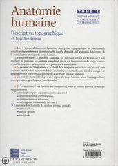 Rouviere-Delmas. Anatomie Humaine - Descriptive Topographique Et Fonctionnelle Tome 04:  Système