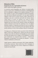 Roy-Lafortune. Mémoires Delles:  Fragments De Vies Et Spiritualités Femmes 1Er - Xxe Siècle Livre