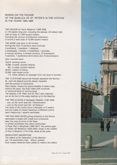 Sperandio-Zander-Zappa. Works On The Facade Of St. Peters Basilica In Years 1985-1986 Livre