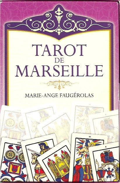FAUGEROLAS, MARIE-ANGE. Tarot de Marseille (Coffret: Livre + 78 cartes)