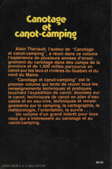 Theriault Alain. Canotage Et Canot-Camping Livre