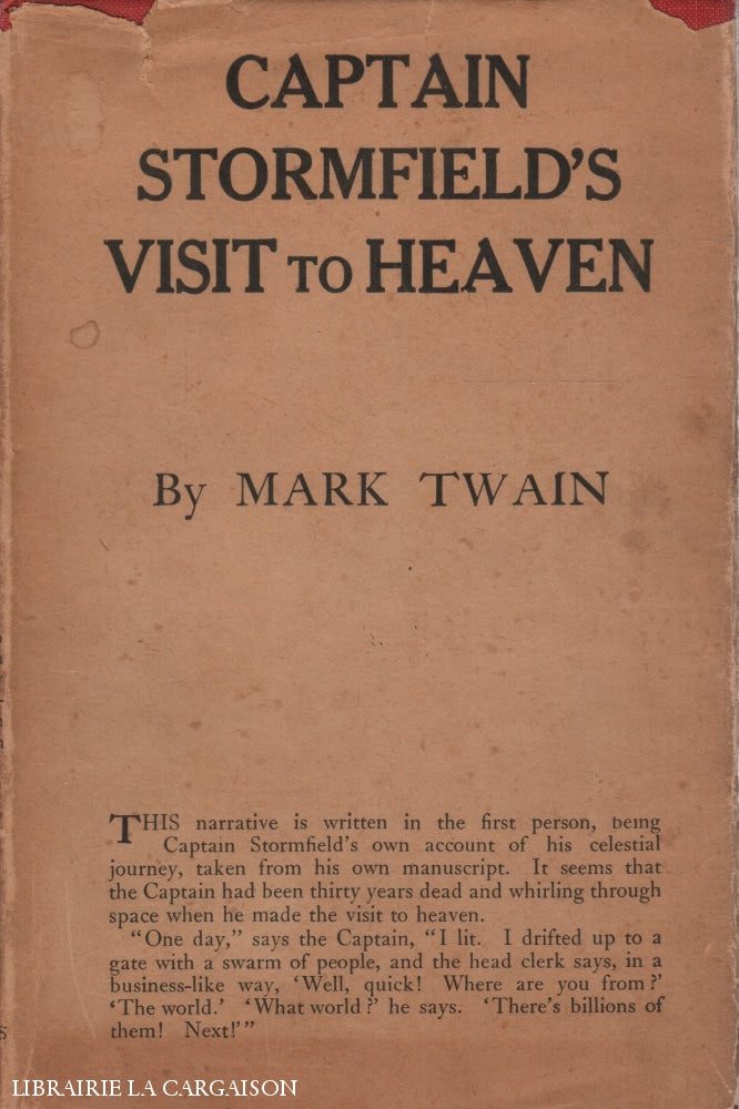 Twain Mark. Captain Stormfields Visit To Heaven Livre