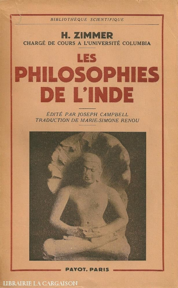 Zimmer Heinrich. Philosophies De Linde (Les) Doccasion - Acceptable Livre
